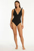 Sea Level Babylon Bow Tie Longline Scoop Back One Piece